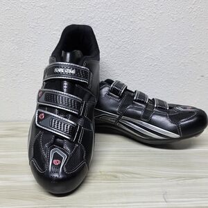 Pearl Izumi Black Silver Cycling Sneakers | Size 48, for US See Chart